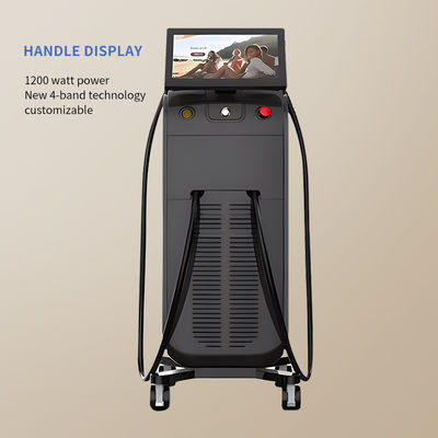 Stationary Vertical Painless Hair Removal Machine 600W Salon Hair Removal Equipment